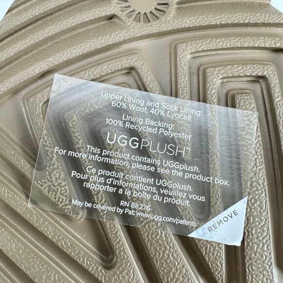 UGG Classic Short II Big Kids Winter Boots Stars Chestnut Water Resistant US 6 - Picture 7 of 10